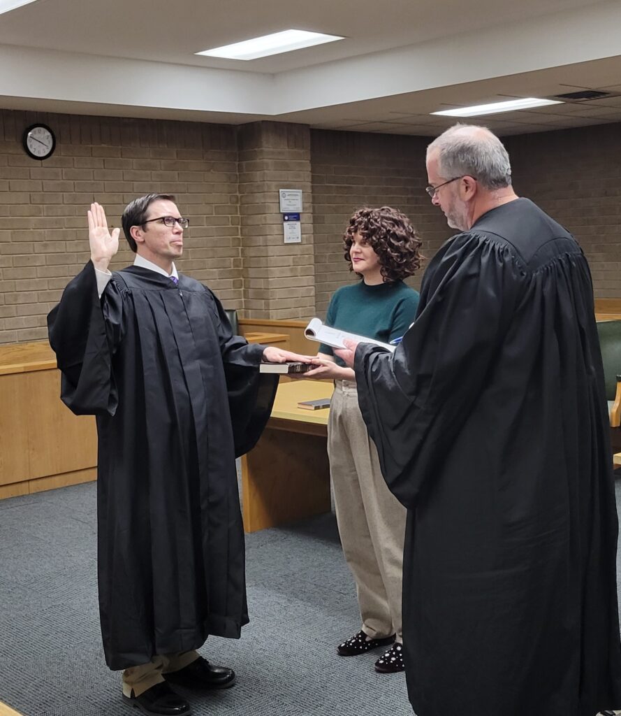 Ricardo Jensen swearing in as Superior Court Judge